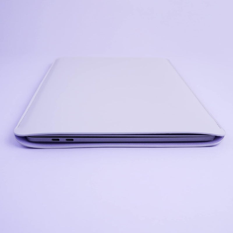 Benfan Laptop Sleeve 13 Inch Compatible with New MacBook Air 13 2018-2024, MacBook Pro 13 2016-2022 Color Light Purple - Image 1